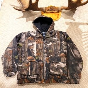Next Camo quilted hunting jacket.